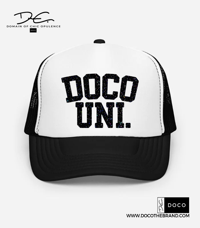 DOCO Uni Luxe Trucker Hat - Shimmer Black